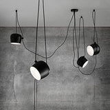 FAZRPIP Lampe à Suspension Tambour Moderne Plafond LED Lampe à Main araignée Lampes suspendues industrielles pour Restaurant Cuisine luminaires loft Nordique 200CM câble réglable E27 luminaire