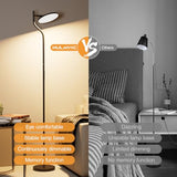 Nulmvic Lampadaire LED Salon Dimmable - 36W Lampe Sur Pied avec 4 Couleurs Variation Continue Lampadaire LED Moderne avec Télécommande et Commande Tactile pour Salon Chambre et Bureau