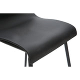 Miliboo Tabourets de Bar Design Noir 76 cm (Lot de 2) ONA