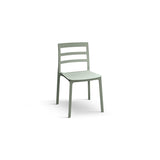 PAZZO DESIGN Chaise Luca, Ensemble de 4, Vert, Chaises polypropylène, Chaise Cuisine, Chaises Salle à Manger, Chaises Jardin, Empilables - id_1962