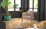 Atmosphera - Fauteuil Koza - peuplier & rotin