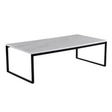 Paris Prix Table Basse en Marbre Estelle 120cm Blanc