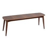 Miliboo Banc Vintage Bois foncé Noyer L130 cm NORDECO