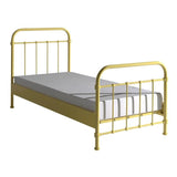 Paris Prix Lit Enfant Métal New York 90x200cm Jaune
