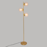 Atmosphera - Lampadaire droit en métal H162cm doré