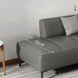 BEDOIN Petite Causeuse à balançoire, Fausse Cuir Moderne Mini canapé canapé Amoureuse Banc de canapé sans Bras avec arrière-extrémité Moderne du Banc de lit, pour la chambr D