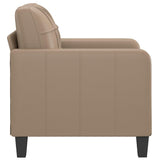 vidaXL Fauteuil Cappuccino 60 cm Similicuir, Fauteuil, Fauteuil de Baignoire, Fauteuil Club, canapé, canapé Confortable, siège de canapé, Fauteuil TV