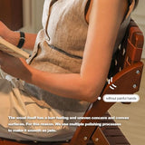 GAOBINGB Chaises de Salle à Manger Pliantes rétro, Chaise Pliable en Bois avec Dossier en Cuir tressé, Chaise sans accoudoirs en Cuir tressé à la Main, chaises d'appoint de Cuisine pour invités, Pet