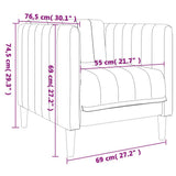 Générique Fauteuil Lin,Meubles,Canapés,Crème,15.9 KG,372602