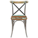 vidaXL 2X Chaise de Salle à Manger Bois Recyclé Massif Chaise de Cuisine