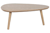 PEGANE Table Basse, Table de Salon en Bois de pin Coloris Naturel - Longueur 80 x Profondeur 56 x Hauteur 33 cm