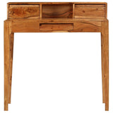 RAUGAJ Bureau d'écriture avec tiroirs en bois massif 88 x 50 x 90 cm, matériau de l'article : bois d'acacia massif