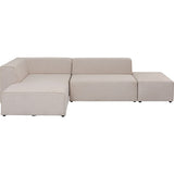 Kare Design Canapé d'angle Infinity Gauche crème