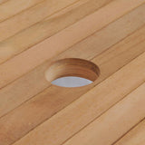 vidaXL Teck Table à Manger Rectangulaire d'Extérieur Jardin 180x90x75cm Meuble