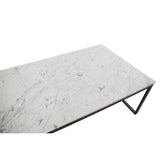 Paris Prix Table Basse en Marbre Estelle 120cm Blanc