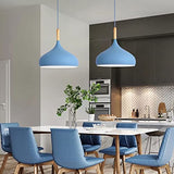 Lampe à Suspension Lampe Suspendue en Bois avec Abat-Jour Artistique en Fer design Industriel Moderne Luminaire Décoratif D'Intérieur pour Cuisine Salle à Manger Ou entrée Suspension Luminaire