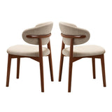 Chaises de Salle à Manger en Bois, Chaise d'appoint rembourrée, chaises de Cuisine de Ferme avec siège rembourré et Cadre en Bois, Chaise de Salle à Manger sans accoudoirs du Milieu du siècl
