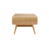 Miliboo Table Basse rectangulaire avec rangements scandinave Bois Clair L120 cm BALTIK