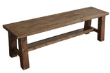 TOTAL WOOD 2012 Banc en Bois de Sapin, modèle Margherita, Banc pour intérieur et extérieur, différentes Tailles