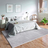 Mia´s Teppiche Olivia Tapis de Salon 100% Polyester, Gris, 160 x 230 cm