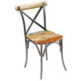 vidaXL 2X Chaise de Salle à Manger Bois Recyclé Massif Chaise de Cuisine