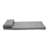 Miliboo Chauffeuse 1 Place Convertible en Tissu Gris chiné Sally