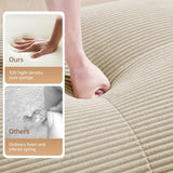 Générique Canapé Modulable avec Dossier, Canapé d'angle en L U Canapé sans Structure Velours,Canapé-Lit 1 2 3 4 Places avec Pouf,Canapé Relaxant pour Salon, Livré Monté,Vert,3 Sitze