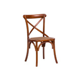 Biscottini Chaise de salle à manger 86 x 42 x 46 cm - Chaise de bar et chaise bistrot bois - Chaise de cuisine en rotin - Meuble de cuisine - Meuble bois