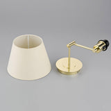 Lindby Applique Murale Tissu Pola (Moderne) en Beige Textile e. a. pour Salon & Salle à manger (1 lampe,à E27), Applique, Lampe Murale, Eclairage, Luminaire Mural