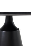 GEESEHOME Table de salle à manger ronde de 120 cm de diamètre avec plateau en céramique
