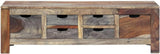 vidaXL Table Basse Table d’Appoint Table de Salon Bout de Canapé Rangement Maison Intérieur Salle de Séjour 100x50x30 cm Bois de Sesham Massif