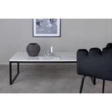 Paris Prix Table Basse en Marbre Estelle 120cm Blanc