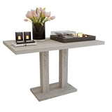 vidaXL Table en MDF Aspect chêne