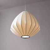 KlkrzJwy Lampe Suspendue Moderne en Forme de Lanterne, Cocon de vers à Soie, Lampe Suspendue au Plafond Blanc, décoration de Salon, luminaires Suspendus de Style Wabi-Sabi pour Dessus de Table