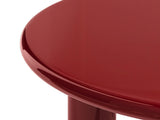 Vente-unique - Table Basse en MDF - Rouge laqué - BENESA