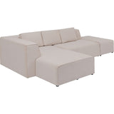 Kare Design Canapé d'angle Infinity Gauche crème