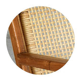 AubryGaspard Fauteuil en Bois et cannage