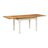 BISCOTTINI INTERNATIONAL ART TRADING Table Extensible en Bois, 122 x 82 x 80 cm