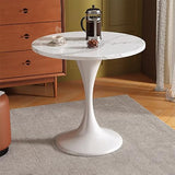 GNYVZXPLQ Table d'appoint Sofa, Table d'appoint Tulipe sur Pied Style Milieu de siècle, Multicolore, 50 x 100 x 73 cm(White2,35.4 * 28.7in)