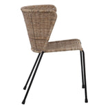 LOLAhome Chaise de Salle à Manger, Fer, 50 x 54 x 77 cm