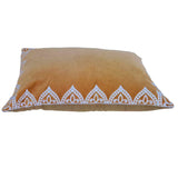 Casa Moro Luka Coussin marocain en velours avec rembourrage - Coussin décoratif oriental brodé pour votre canapé ou fauteuil préféré