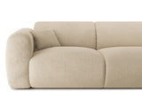 Vente-unique - Grand canapé d'angle Gauche en Tissu texturé Beige POGNI de Maison Céphy