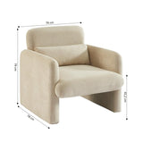 BAÏTA Fauteuil OMA Tissu (Beige)