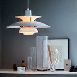 WQCSH Suspension Moderne, Blanc, 3 Niveaux, Luminaire Décoratif