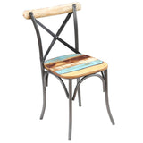 vidaXL 2X Chaise de Salle à Manger Bois Recyclé Massif Chaise de Cuisine