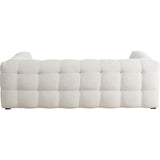 Kare Design - Canapé 3 Places Velours crème 240cm Salamanca