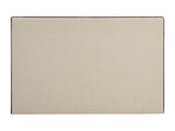 Vente-unique-Tête de lit déhoussable 150 cm - Coton et Lin - Beige et Noir - CHESMA