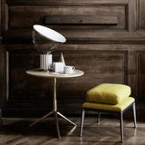 FLOS TACCIA F6602009 lampe de table 19 cm à lumière indirecte et réfléchie en verre et aluminium blanc mat