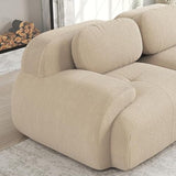 Générique Canapé Modulable avec Dossier, Canapé d'angle en L U Canapé sans Structure Velours,Canapé-Lit 1 2 3 4 Places avec Pouf,Canapé Relaxant pour Salon, Livré Monté,Vert,3 Sitze