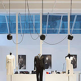 FAZRPIP Lampe à Suspension Tambour Moderne Plafond LED Lampe à Main araignée Lampes suspendues industrielles pour Restaurant Cuisine luminaires loft Nordique 200CM câble réglable E27 luminaire